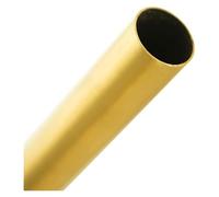 Tubi in rame a spirale, Tubo tondo in ottone 20 mm di diametro esterno, spessore della parete 1-3, lunghezza 0,5 m, tubo dritto precisione ad alta resistenza senza saldatura(20x3mm)