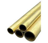 Tubi in rame a spirale, Tubo tondo in ottone da 11 mm di diametro esterno, spessore della parete 0,5/1/1,5/2 × lunghezza 500, tubo dritto precisione ad alta resistenza(11 * 2mm)