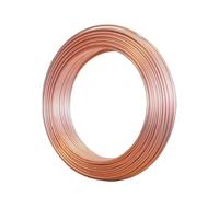Tubi in rame rosso T2 for aria condizionata e refrigerazione, filo capillare da 2 mm di diametro esterno, efficienti flessibili(5 meter x 6mm x 1mm)