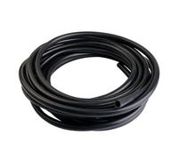 Tubi in silicone, Tubo in gomma siliconica nera, diametro interno 4/5 mm, lunghezza 5 m/16,4 piedi, for tubo flessibile di trasferimento acqua/aria della pompa(5x9)