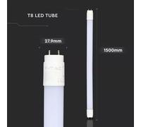 TUBI LED NEON V-TAC DA 10W A 22W LAMPADA TUBO G13 60cm/120cm/150cm 5 pezzi