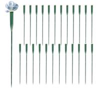 Tubi per acqua per steli di fiori, 25 pezzi impermeabili con silicone - Puntine di composizione floreale a gambo unico, per peonie, gigli, orchidee, mazzi, composizioni, decorazioni, diffusione