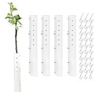 Tubi per coltivare alberi, 5 pezzi, ventilati, con fascette staccabili | Protezioni per alberi di cervo per giardino, cortile, frutteto, vivaio, serra, fattoria
