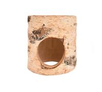 Tubi per criceti in legno, tunnel per criceti, tubo con foro in legno di betulla naturale, tunnel per criceti in legno naturale di betulla per criceti nani siriani, topi da corsa e piccoli animali