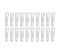 Tubi per lucidalabbra Contenitori vuoti riutilizzabili per balsamo per labbra 20 pezzi 10ml Tubi cosmetici professionali fai te per gli amanti del trucco Viaggiatori Materiale PVC