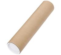 Tubi postali con tappi terminali in plastica, tubi di spedizione da 2x20 pollici, poster robusto e protettivo, cartone di cartone sostitutivo di carta kraft