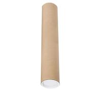 Tubi postali in cartone lungo, con tappi, per poster, opere d'arte, dipinti, documenti, progetti, 60 cm