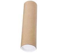 Tubi postali, tubi postali da 16x2 pollici per la spedizione poster di carta Kraft robusta con conservazione dei tappi terminali in plastica, tubo poster