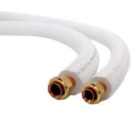 Tubi rame coppia 1/4" + 1/2" / 1-25m isolati per climatizzatore condizionamento