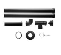 Tubi stufa a pellet alta qual mm 80 cm 25 50 100 curva 45° 90° T rosone condensa