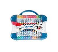 Astucci tubi tempere 12ml colori assortiti Giotto box da 24 tubetti