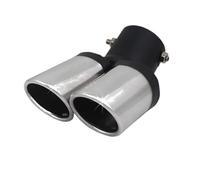 Tubi Terminali Per Auto Silenziatore Coda Per Tubo Scarico A Doppia Curva Per Ford Per Focus 2011-2013 Per Fiesta 2009-2013(1 piece 2)