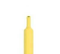 Tubi termorestringenti in silicone, Guaina termorestringente adesiva in poliolefina 3:1 for cavi di dimensioni multiple multicolori(Yellow,25.4MM*50M)