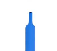 Tubi termorestringenti in silicone, Guaina termorestringente adesiva in poliolefina 3:1 for cavi di dimensioni multiple multicolori(Blue,19.1MM*50M)