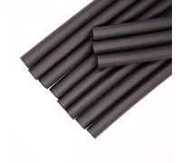 Tubi termorestringenti neri a doppia parete 3:1, ciascuno lungo 1 m, 20 pezzi senza rughe per fili, tubo termoretraibile di grado marino con adesivo foderato impermeabile 20 m in totale