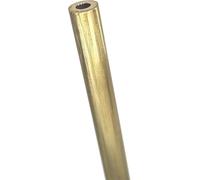 Tubi tondi in ottone, modellismo 1 pz. Tubo tondo in ottone con diametro esterno di 4,5 mm, tubo dritto cavo, lunghezza totale di 500 mm, industriale (oro)(4.5mmx4mmx500mm)