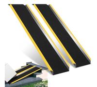 Tubiaz 2X Rampe di Carico Antiscivolo, Rampa di carico fino a 600 kg, in alluminio, Dimensioni 118 x 26 x 5cm, per Moto, Garage, Rimorchio, Scooter