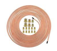 TUBING LINEA FRENO - KIT RAGAZZA BRACHE LINEA 3/16 In Lega Da 25 Piedi | Connettore Antiruggine Coerente Strumento Di Riparazione Delle Auto Per Il Di Trasmissione Per Frenare Il Veicolo Autom