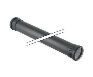 TUBO 2 BICCHIERI AD INNESTO IN PP CON GUARNIZIONE SERIE SILENT - ø90 MT 1 - GBR