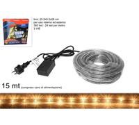 Tubo 360 Led 15 mt. 3VIE Colore Bianco Caldo DUEESSE CHRISTMAS