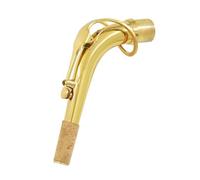 Tubo A Collo Piegato Per Sassofono Contralto Bocchino Per Strumento A Fiato In Ottone Piatto Collegato Al Bocchino Da 245 Mm Di Diametro