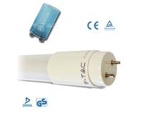 Tubo LED Nano-Plastic 14W T8 G13 160° bianco naturale 4000K 90CM - VT-6272