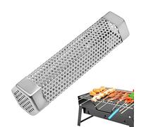 Tubo a pellet, fumatore a tubo a pellet | Tubo per griglia in acciaio inossidabile | Tubo per affumicatore a pellet ad alta efficienza con infusione per barbecue da cortile, cottura in cam