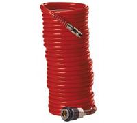 Tubo a spirale Einhell da 8 metri sezione 6 mm con innesto rapido pressione Max