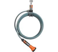 Tubo a Spirale per Irrigare Giardino e Terrazzo da 7.5mt con Portatubo e Lancia