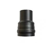 TUBO ACCESSORI PELLET MONOPARETE Ø80 - Ø100 ACCIAIO AL CARBONIO SMALTATO NERO