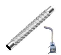 Tubo Acciaio Inox Flessibile per C-amino, Ø 60mm Resistente al Calore Tubo di Prolunga per Stufa da Campeggio Stufa a Legna Caminetti, Accessori per C-amino
