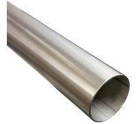 Tubo acciaio INOX per marmitte auto diam 70 mm tubolare AISI 304 1 mt downpipe
