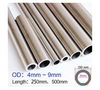 Tubo Acciaio Inox Tubo capillare in acciaio inossidabile 304 Diametro esterno 4 mm,5, 6,5/7 8 9 interno 1 mm-8 Senza Soluzione di Continuità(250mm X 1pcs,OD5 x ID3.6mm)