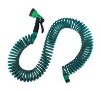 TUBO ACQUA ALLUNGABILE A MOLLA PER IRRIGAZIONE MT 15 CON PISTOLA MULTIGETTO