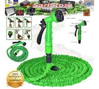 Tubo Acqua Annaffiatore Estensibile fino 9 mt Giardino balcone Pistola Spruzzo