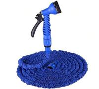 Tubo Acqua Giardino,Tubo Estensibile da Giardino Tubo telescopico for annaffiare i fiori, autolavaggio, tubo irrigazione da giardino, pistola ad alta pressione(Blue,OTHER_175FT)
