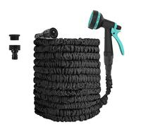 Tubo Acqua Giardino Tubo flessibile estensibile ad alta pressione for autolavaggio, pistola acqua la pulizia, irrigazione di giardini, tubi dell'acqua(02,1.6CM_125FT)