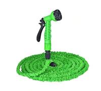Tubo Acqua Giardino Tubo telescopico for annaffiare i fiori, autolavaggio, tubo irrigazione da giardino, pistola ad alta pressione(Green,OTHER_75FT)