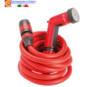 Tubo Acqua Set Giardino Estendibile YOYO GO ITALIA 5/8'' 10-15-20-30 Metri