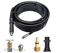 Tubo ad alta pressione da 3 a 100 metri - Per idropulitrice - Adatto per LAVOR & Kärcher K-Series - per lo svuotamento di tappi e pulizia delle tubature Tubo di pulizia di