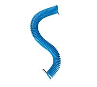 Tubo ad Aria Compressa 20 Metri Attacco Semplice Veloce Rapido Innesto 1/4" Per Compressore a Spirale Flessibile per Utensili Pneumatici, Gonfiaggio Pneumatici Officina e Fai da Te