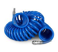 Tubo ad Aria Compressa Attacco Semplice Veloce Intuitivo 1/4" Compressore Tubo a Pressione, Rinforzato Raccordo Flessibile Elastico Resistente Vibrazioni Corrosione (15 Mt Spiral)