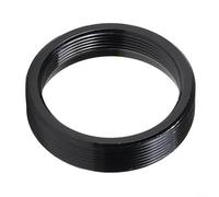 Tubo adattatore da C a C da 25 mm per telecamere di visione artificiale, robusto anello di prolunga in alluminio per migliorare la distanza di messa a fuoco, per uso industriale, 30 mm OD (bianco)