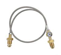 Tubo adattatore di trasferimento per cilindro argon n. 3, pressione 90 cm, in acciaio inox, per connettore G5/8 Top UK Bs341 Refill Stat