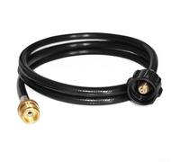 Tubo adattatore per serbatoio, lunghezza 1,2 m, progettato per collegare taniche da 0,5 kg a serbatoi da 9,1 kg, compatibile con valvole QCC1 di tipo 1 e POL per lanterne a gas