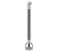 Tubo aeratore per lavello in ottone, 20 cm, design antispruzzo (D) | Rotazione a 360 gradi, pulizia flessibile, raggiunge gli angoli, resistente al calore fino a 100 °C, costruzione