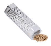 Tubo Affumicatore per Barbecue,Affumicatore BBQ,Tubo affumicatore in Pellet,Affumicatore Griglia Tubo,Tubo Affumicatore Affumicatore Barbecue Acciaio Inox,per Barbecue a Gas Elettrico e a Carbone