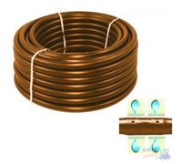 TUBO ALA GOCCIOLANTE MASTER GARDEN MARRON mm 16 SPAZIATO cm 30 MT 100 - MASTER