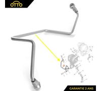 Tubo Alimentazione per Turbo 1,6 HDI TDCI 110 Ch PSA DV6 Ford 037968 0379.68