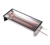 Tubo alogeno for forno a microonde Elemento elettrico riscaldante da 1000 W di diversa lunghezza Tubo riscaldante for barbecue in fibra di carbonio con paralume(1200W,L320 models)